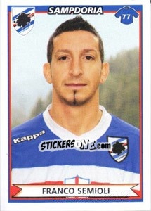 Cromo Franco Semioli - Calciatori 2010-2011 - Panini