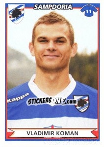 Sticker Vladimir Koman - Calciatori 2010-2011 n. 450 - Panini