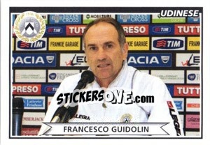 Sticker Francesco Guidolin - Calciatori 2010-2011 n. 460 - Panini