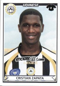 Sticker Cristian Zapata - Calciatori 2010-2011 n. 464 - Panini
