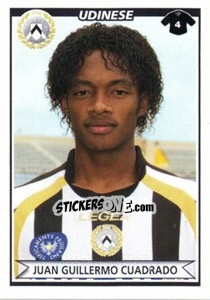 Sticker Juan Guillermo Cuadrado - Calciatori 2010-2011 n. 468 - Panini