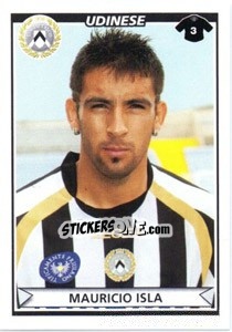 Sticker Mauricio Isla - Calciatori 2010-2011 n. 469 - Panini