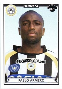 Sticker Pablo Armero - Calciatori 2010-2011 n. 470 - Panini