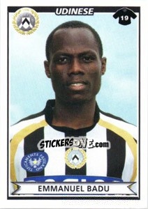 Figurina Emmanuel Badu - Calciatori 2010-2011 - Panini