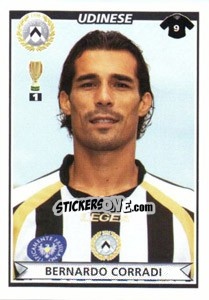 Figurina Bernardo Corradi - Calciatori 2010-2011 - Panini