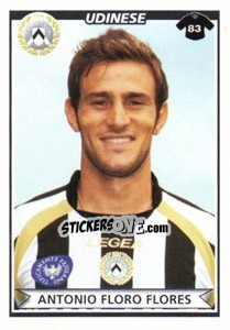 Cromo Antonio Floro Flores - Calciatori 2010-2011 - Panini