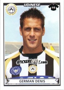 Sticker German Denis - Calciatori 2010-2011 n. 480 - Panini