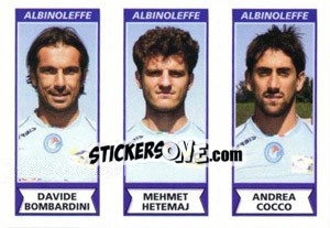 Sticker Davide Bombardini / Mehmet Hetemaj / Andrea Cocco - Calciatori 2010-2011 n. 487 - Panini