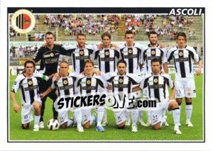 Cromo Squadra (Ascoli) - Calciatori 2010-2011 - Panini