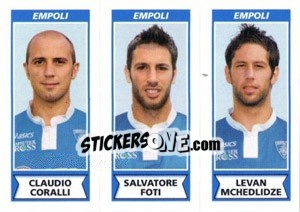 Figurina Claudio Coralli / Salvatore Foti / Levan Mchedlidze - Calciatori 2010-2011 - Panini