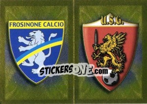 Sticker Scudetto (Frosinone - Grosseto) - Calciatori 2010-2011 n. 526 - Panini