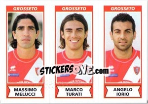 Sticker Massimo Melucci / Marco Turati / Angelo Iorio - Calciatori 2010-2011 n. 536 - Panini