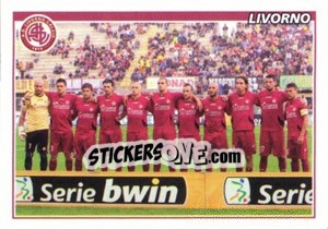 Figurina Squadra (Livorno) - Calciatori 2010-2011 - Panini