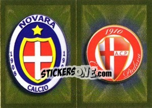 Sticker Scudetto (Novara - Padova) - Calciatori 2010-2011 n. 556 - Panini