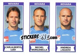 Sticker Carlalberto Ludi / Michel Morganella / Andrea Lisuzzo - Calciatori 2010-2011 n. 559 - Panini