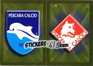 Sticker Scudetto (Pescara - Piacenza) - Calciatori 2010-2011 n. 571 - Panini