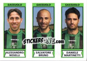 Cromo Alessandro Noselli / Salvatore Bruno / Daniele Martinetti - Calciatori 2010-2011 - Panini