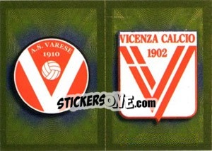Sticker Scudetto (Varese - Vicenza) - Calciatori 2010-2011 n. 631 - Panini