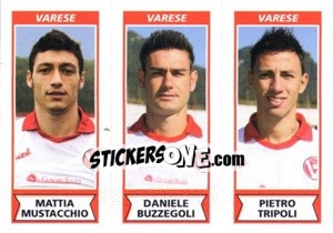 Sticker Mattia Mustacchio / Daniele Buzzegoli / Pietro Tripoli - Calciatori 2010-2011 - Panini