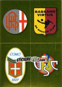 Sticker Scudetto (Alessandria - Bassano - Como - Cremonese) - Calciatori 2010-2011 - Panini