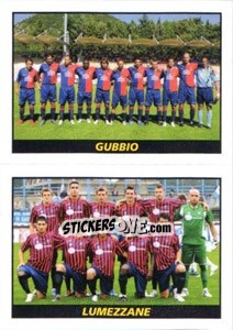 Figurina Squadra (Gubbio - Lumezzane) - Calciatori 2010-2011 - Panini