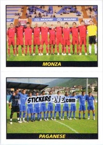 Figurina Squadra (Monza - Paganese) - Calciatori 2010-2011 - Panini