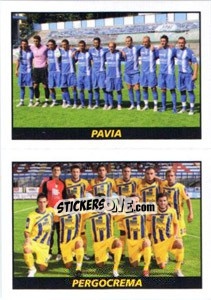 Sticker Squadra (Pavia - Pergocrema) - Calciatori 2010-2011 - Panini