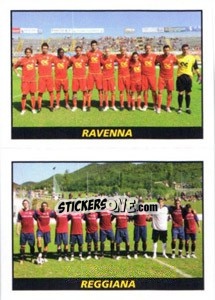 Sticker Squadra (Ravenna - Reggiana) - Calciatori 2010-2011 n. 654 - Panini
