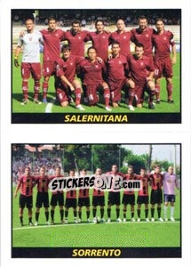 Figurina Squadra (Salernitana - Sorrento) - Calciatori 2010-2011 - Panini
