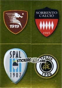 Cromo Scudetto (Salernitana - Sorrento - Spal - Spezia)