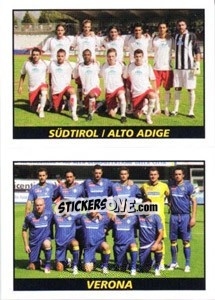 Cromo Squadra (Sudtirol/Alto Adige - Verona) - Calciatori 2010-2011 - Panini