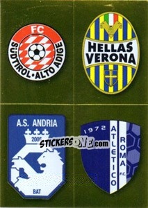 Sticker Scudetto (Sudtirol/Alto Adige - Verona - Andria - Atletico Roma)