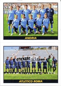 Sticker Squadra (Andria - Atletico Roma) - Calciatori 2010-2011 n. 660 - Panini