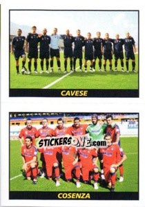 Figurina Squadra (Cavese - Cosenza) - Calciatori 2010-2011 - Panini
