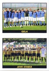 Figurina Squadra (Gela - Juve Stabia) - Calciatori 2010-2011 - Panini