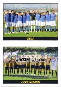Sticker Squadra (Gela - Juve Stabia) - Calciatori 2010-2011 n. 666 - Panini