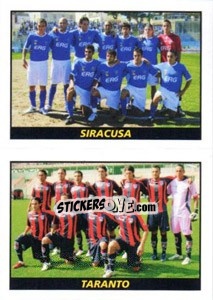 Cromo Squadra (Siracusa - Taranto) - Calciatori 2010-2011 - Panini