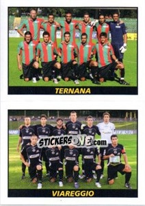 Figurina Squadra (Ternana - Viareggio) - Calciatori 2010-2011 - Panini