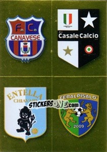 Sticker Scudetto (Canavese - Casale - Entella - Feralpisalò)