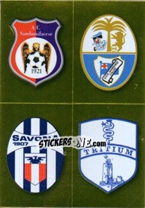 Sticker Scudetto (Sambonifacese - Sanremese - Savona - Tritium) - Calciatori 2010-2011 n. 676 - Panini
