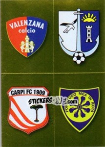 Sticker Scudetto (Valenzana - Bellaria Igea Marina - Carpi - Carrarese)