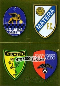 Figurina Scudetto (Latina - Matera - Melfi - Milazzo) - Calciatori 2010-2011 - Panini