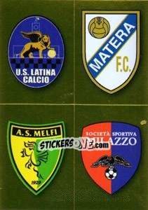 Sticker Scudetto (Latina - Matera - Melfi - Milazzo) - Calciatori 2010-2011 n. 683 - Panini