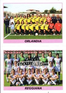 Sticker Squadra (Orlandia - Reggiana) - Calciatori 2010-2011 n. 689 - Panini