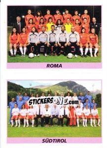 Cromo Squadra (Roma - Sudtirol) - Calciatori 2010-2011 - Panini