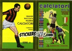 Sticker Calciatori 1961-62 - Calciatori 1975-76