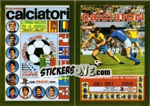 Sticker Calciatori 1971-72 - Calciatori 1972-73