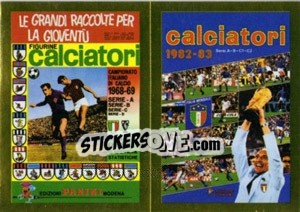 Sticker Calciatori 1968-69 - Calciatori 1982-83 - Calciatori 2010-2011 - Panini