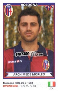 Cromo Archimede Morleo (Bologna) - Calciatori 2010-2011 n. A6 - Panini