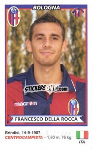 Cromo Francesco Della Rocca (Bologna) - Calciatori 2010-2011 - Panini